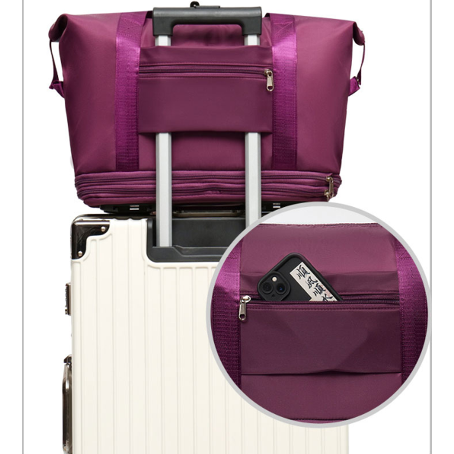 Double-Layer Expandable Travel Bag 3