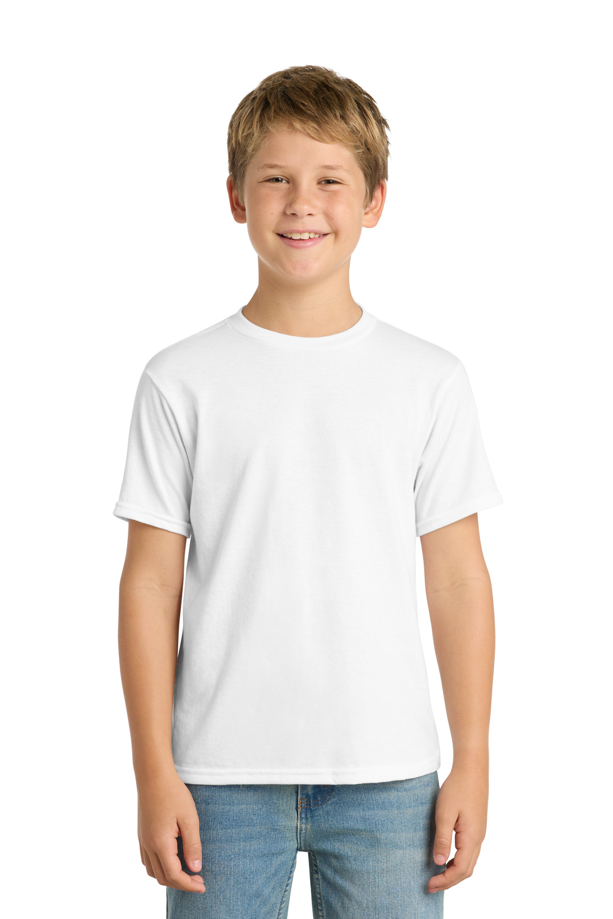 Port & Co Youth Performance Blend Tee. PC381Y 43