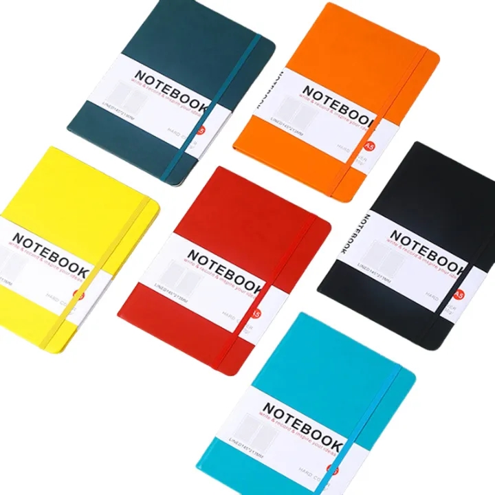 A5 Strap Imitation Leather Notebook 4