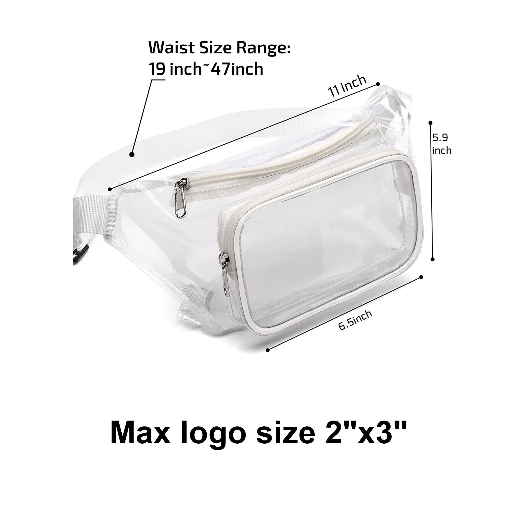 Waterproof Transparent Belt Bag 2