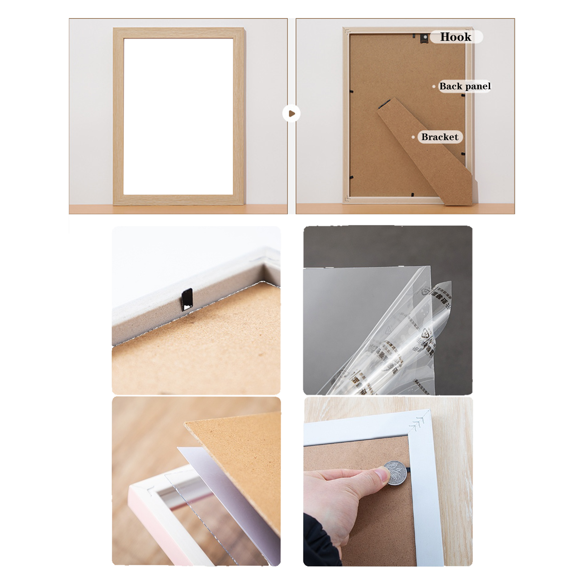 Wooden Simple Photo Frame 4