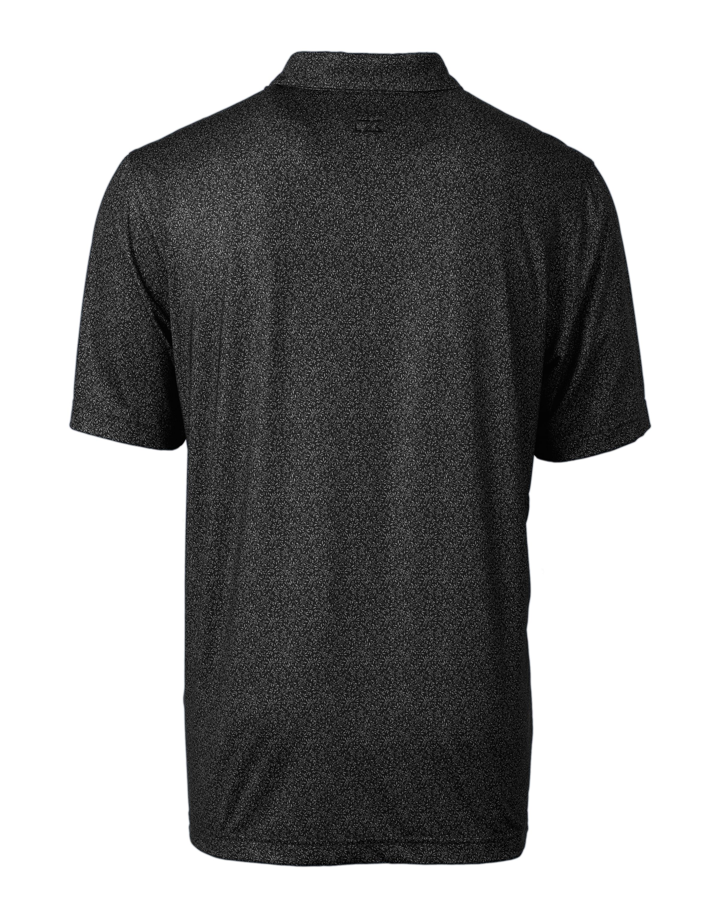 Pike Micro Floral Print Stretch Mens Polo