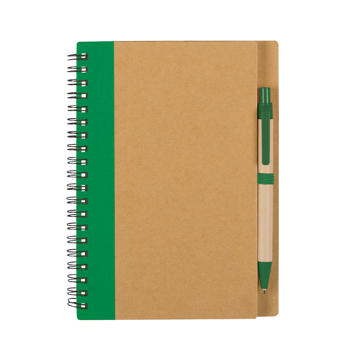 Eco-Inspired Spiral Notebook & Pen 9