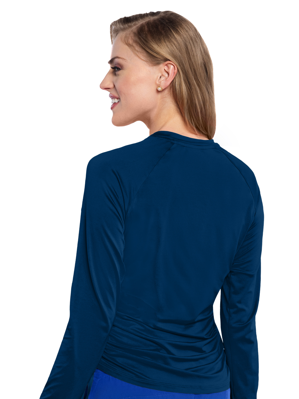 Med Couture - MC AMP - Women's Pocketless Long Sleeve Underscrub Shirt 17
