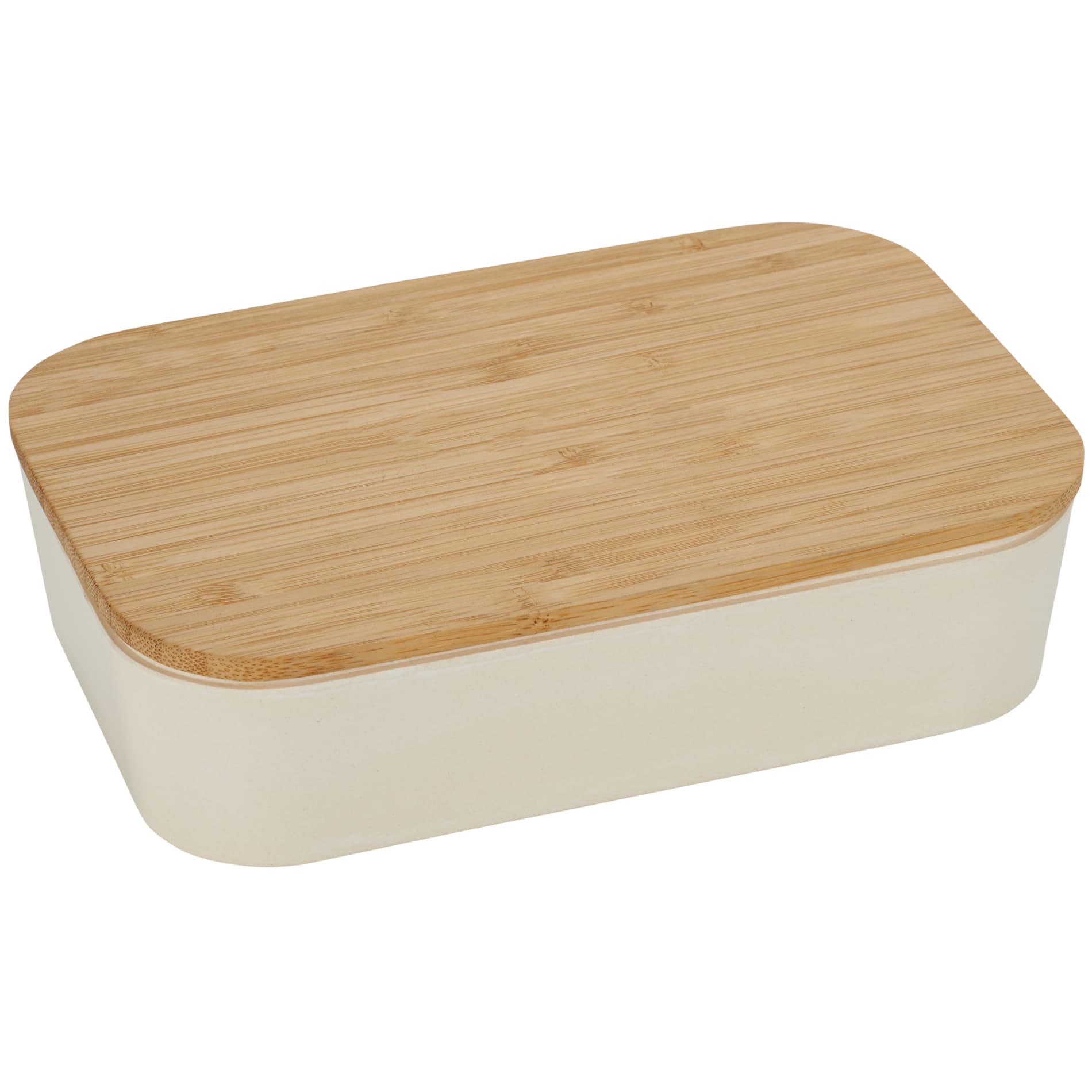Bamboo Fiber Lunch Box with Cutting Board Lid 23