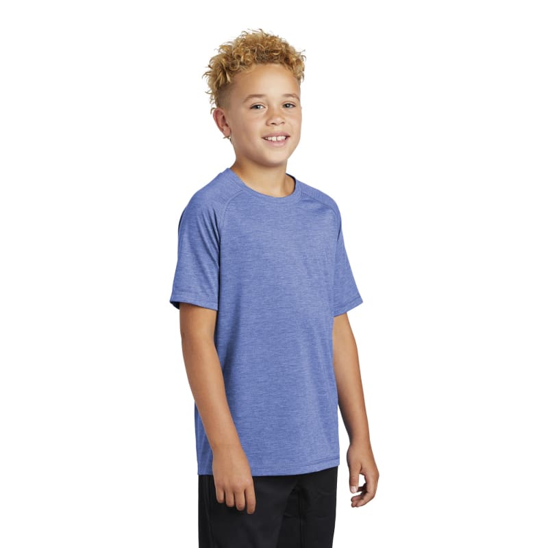 Sport-Tek Youth PosiCharge Tri-Blend Wicking Raglan Tee. 10