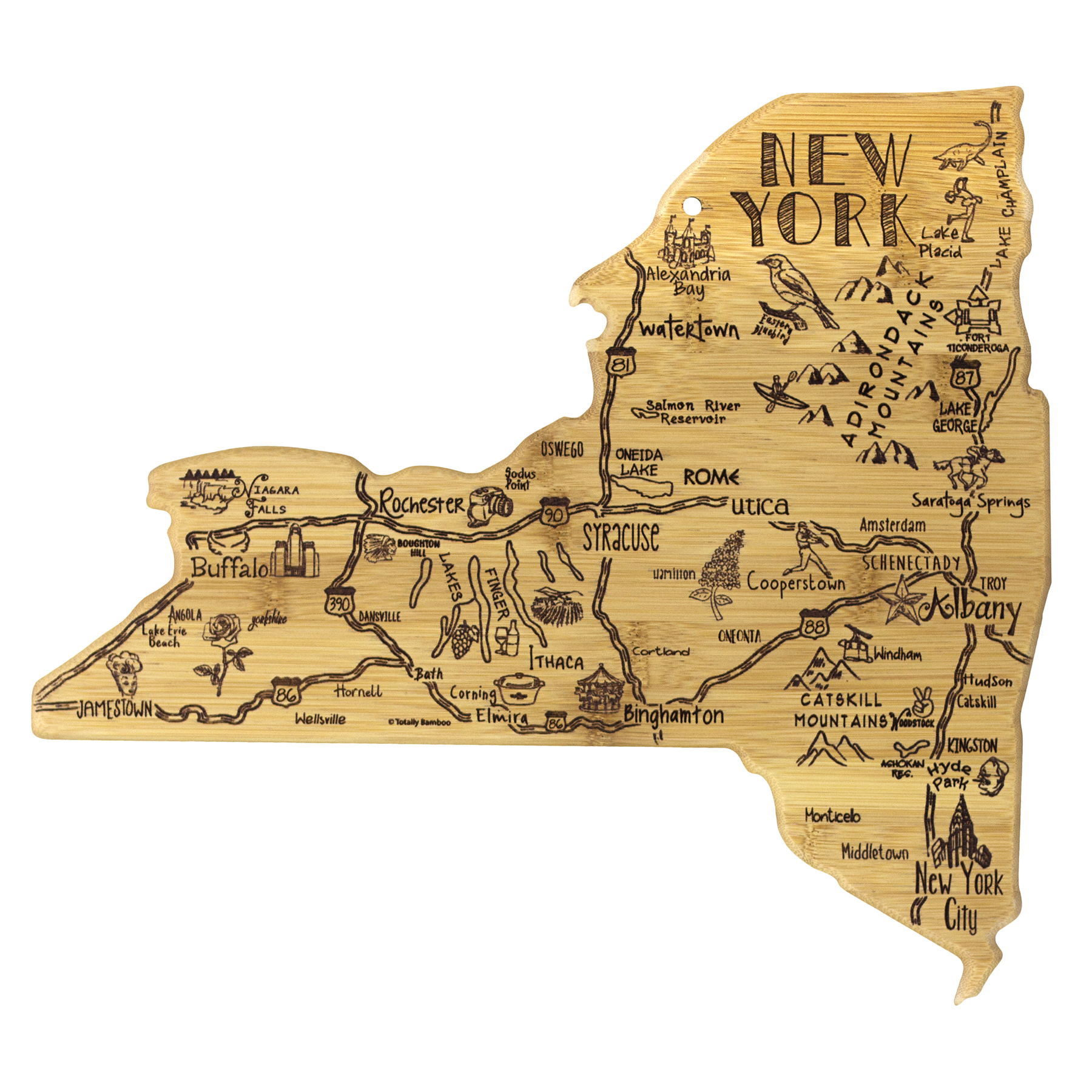 Destination New York Cutting & Serving Board 7