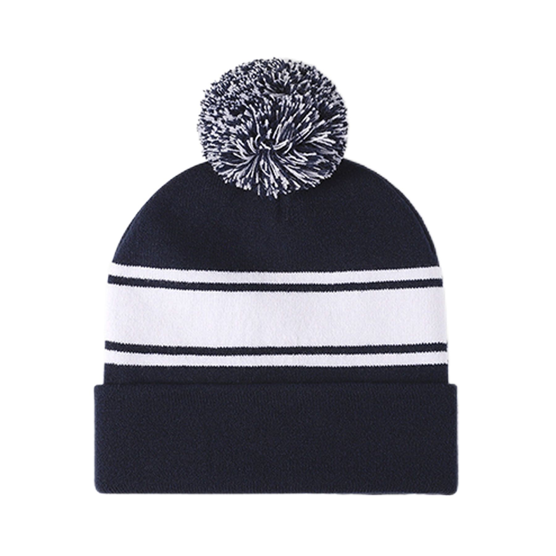 Winter Pompom Beanie Hat 3