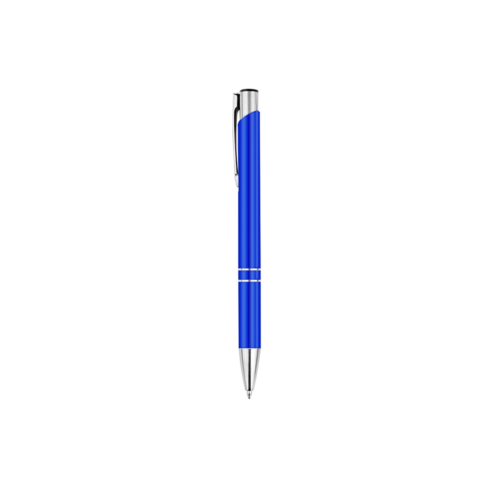 Aluminum Click Action Ballpoint Pen With Chrome Clip 10