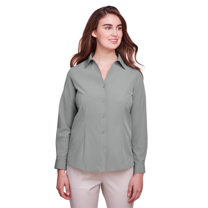 UltraClub Ladies' Bradley Performance Woven Shirt 7