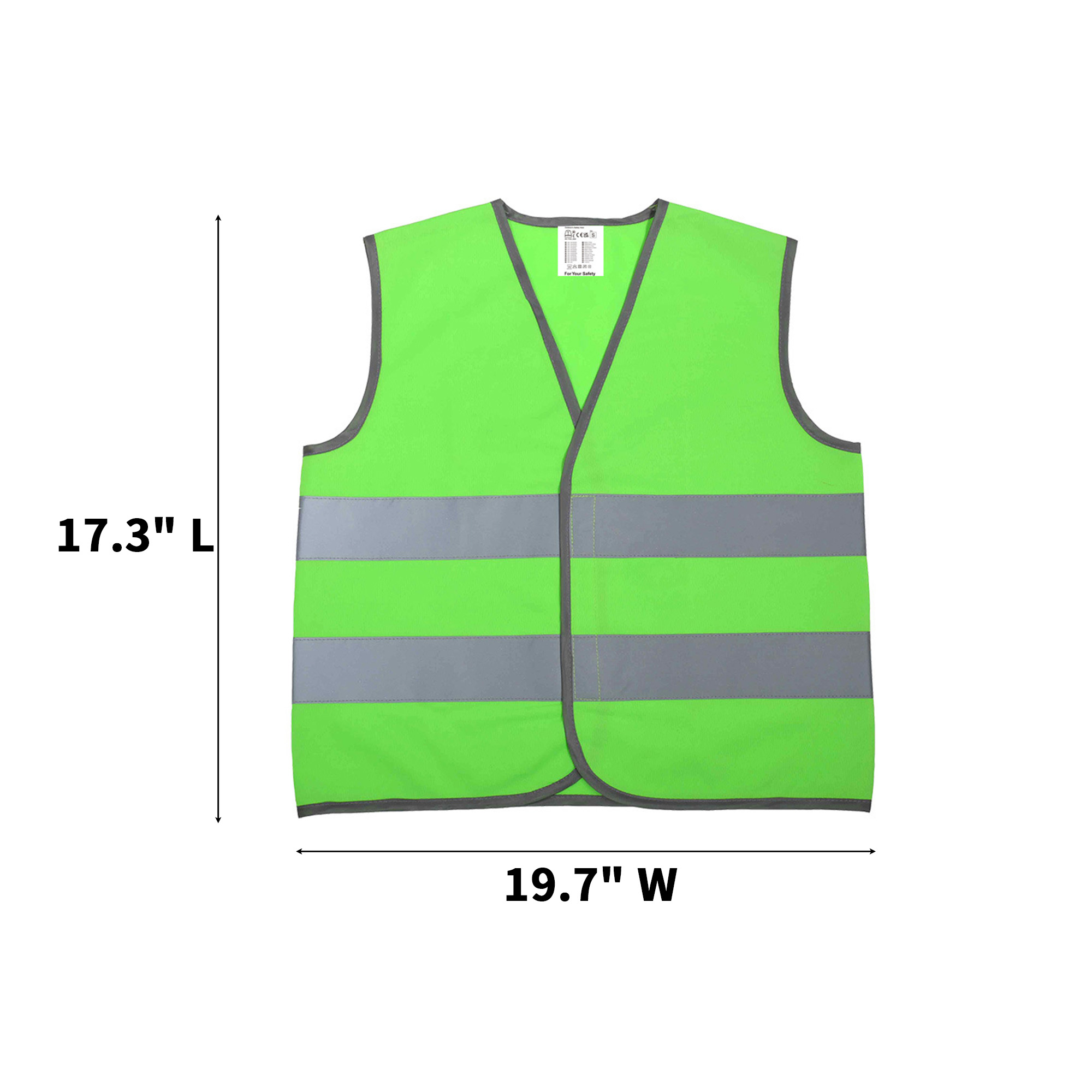 Polyester High Visibility Safety Vest For Kids 3