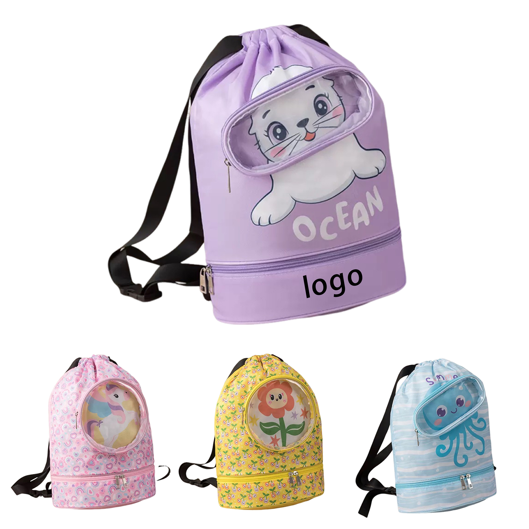 Dry And Wet Separation Swim Gear Storage Bag 2