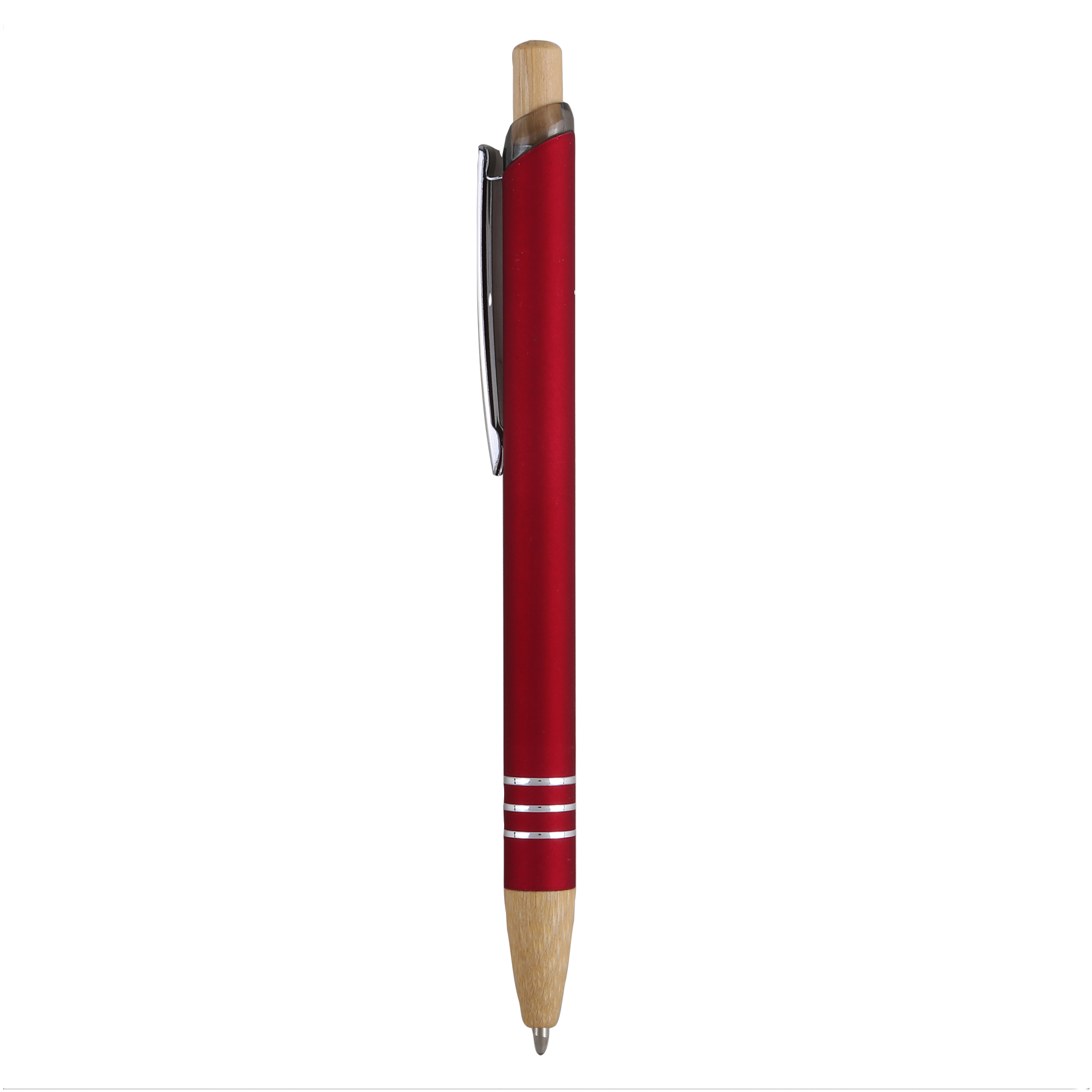 Venosa Velvet-Touch Aluminum Pen w/Bamboo Accents 13