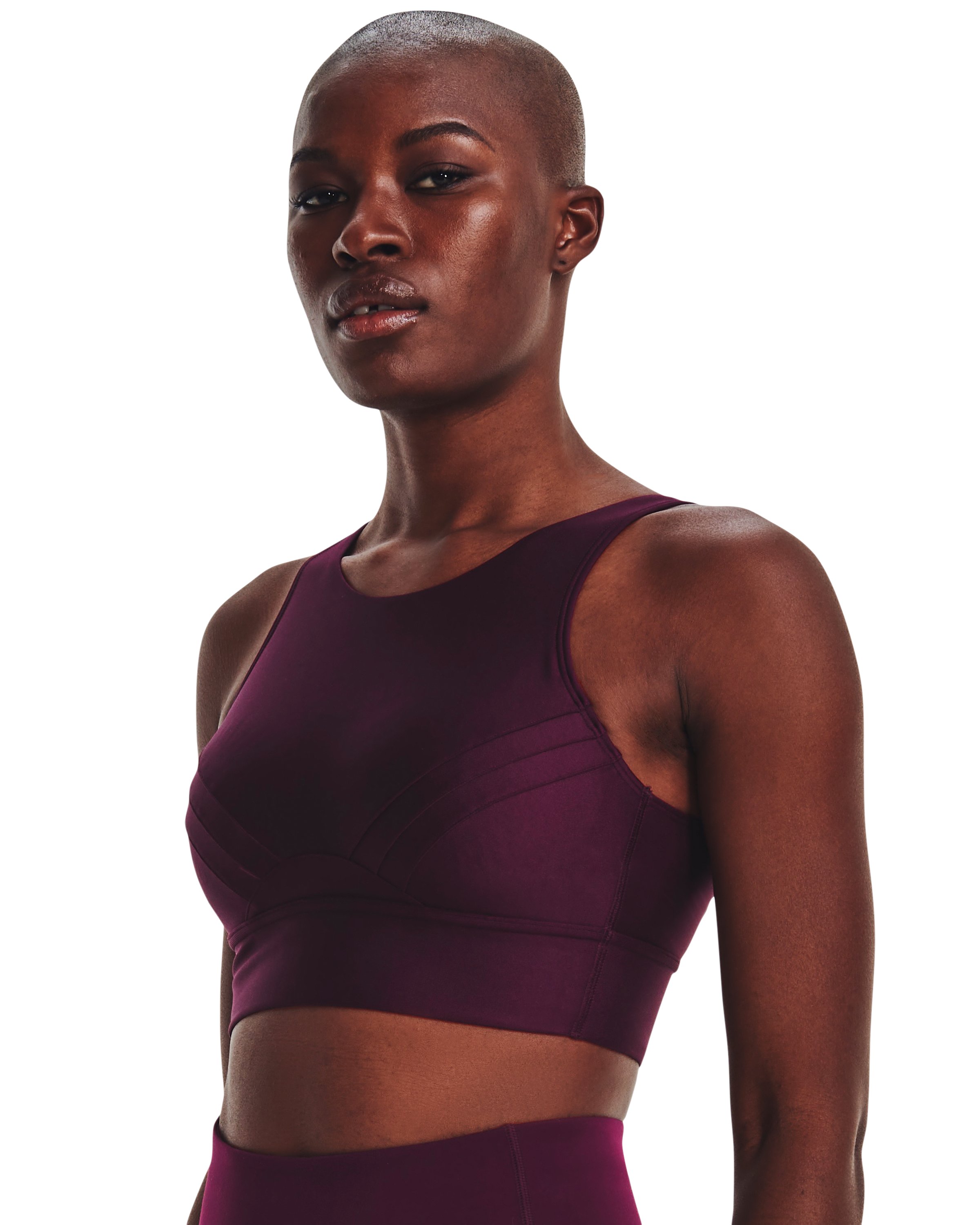 UA Infinity Mid Pintuck Women's Sports Bra 7