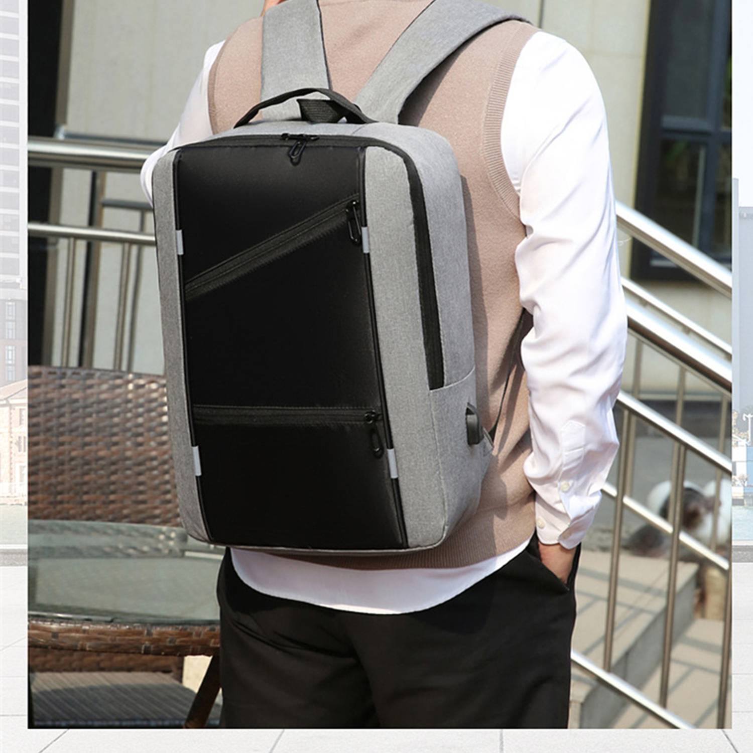 Travel Laptop Backpack w/ Usb Charging Port 4