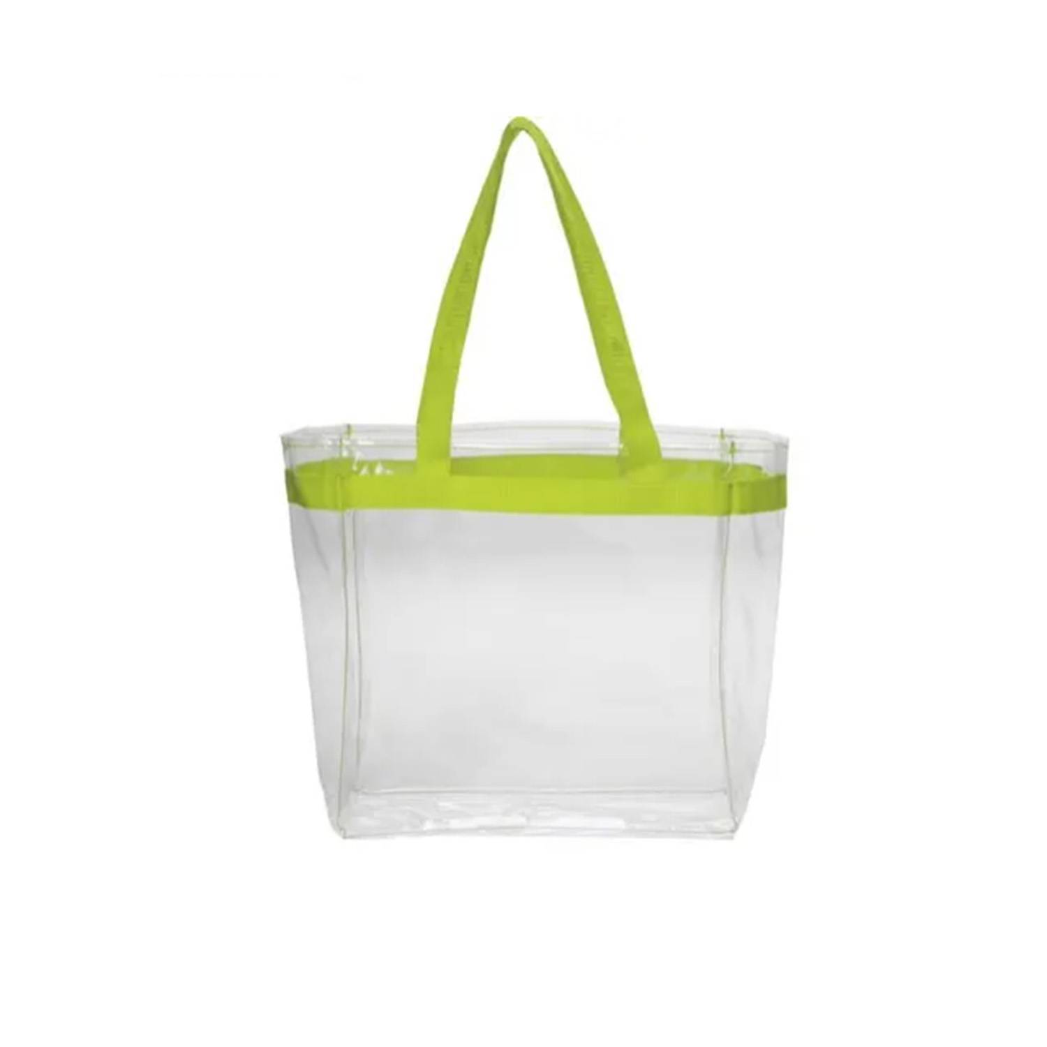 Large PVC Clear Tote Bag for shopping 2