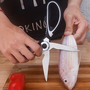 Multifunctional Scissors With Bottle Opener And Blade Cover 21