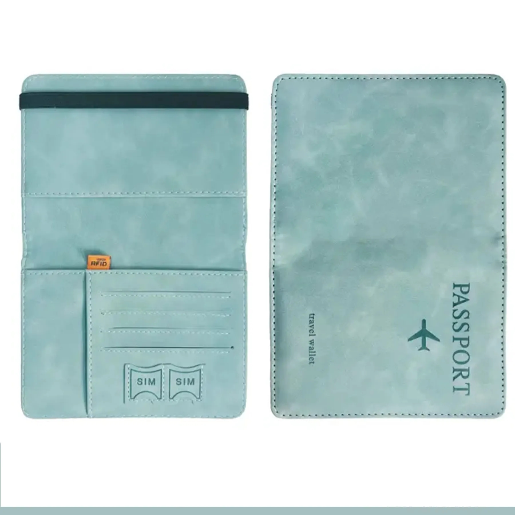 PU Leather Passport Holder Set 6