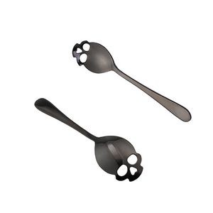 Skull Skeleton Shaped Steel Spoon 5