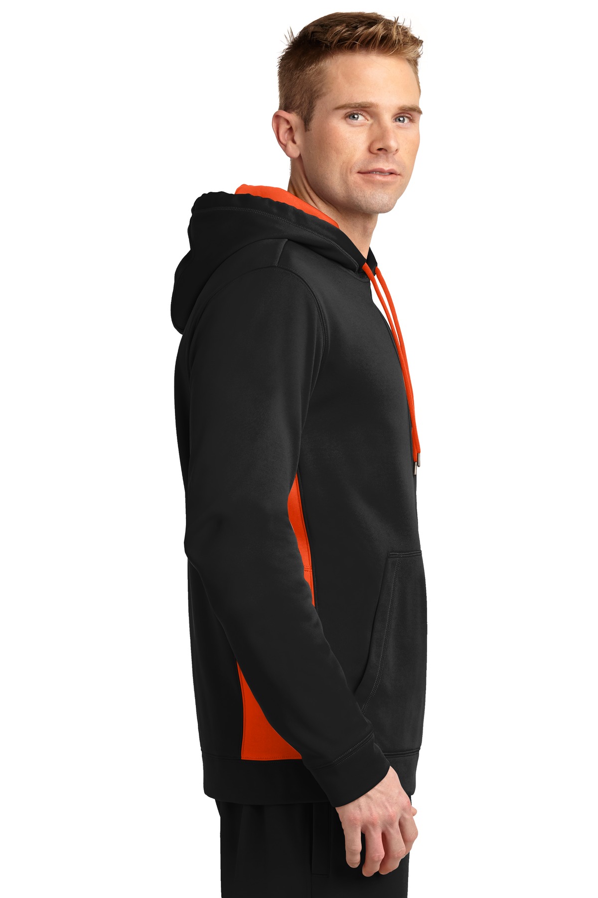 Sport-Wick Fleece Colorblock Hooded Pullover