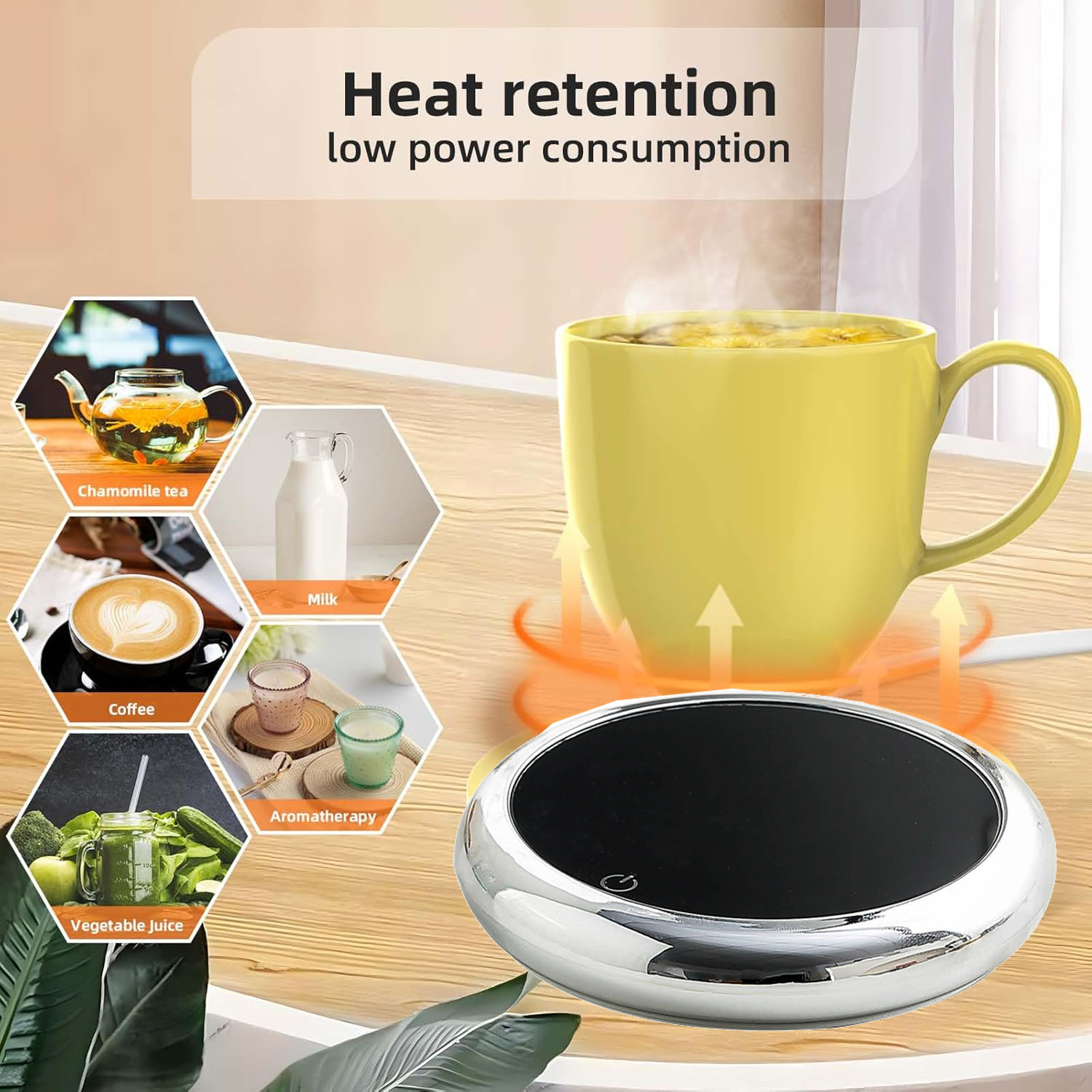 Automatic Gravity Coffee Mug Warmer 4