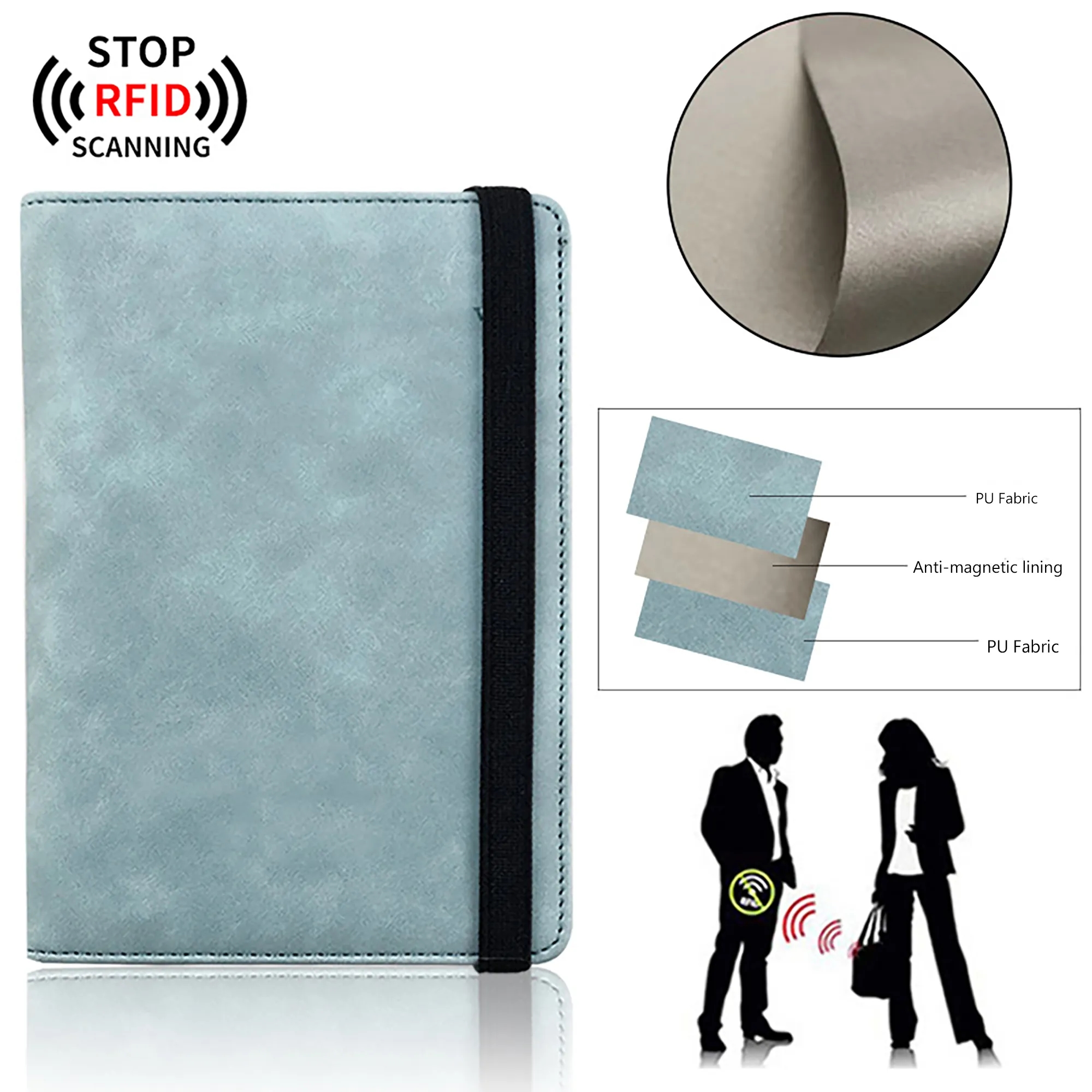 PU ID Passport Travel Wallet MOQ 100PCSc 11