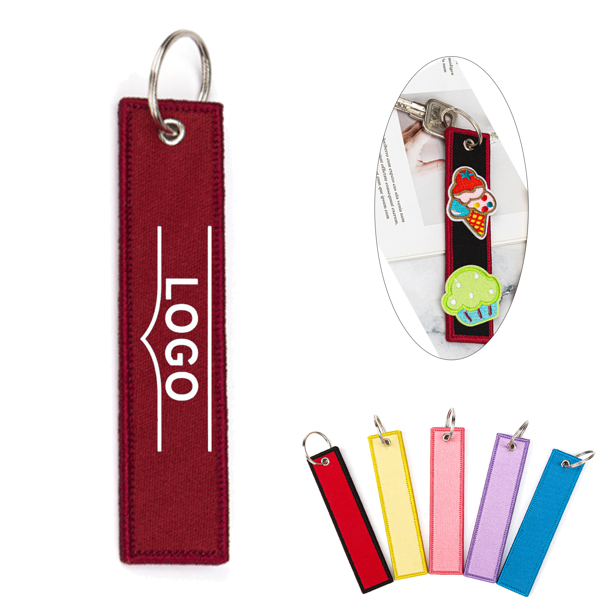 Embroidery Key Tag 2