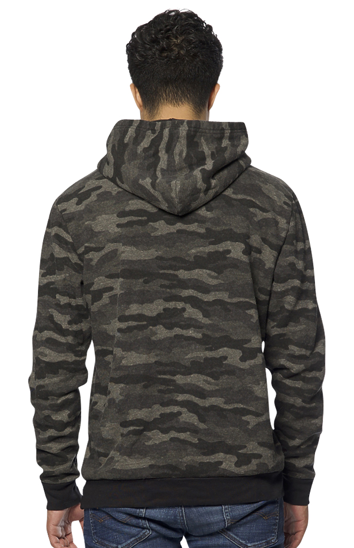 Unisex Triblend Pullover Camo Hoody 3