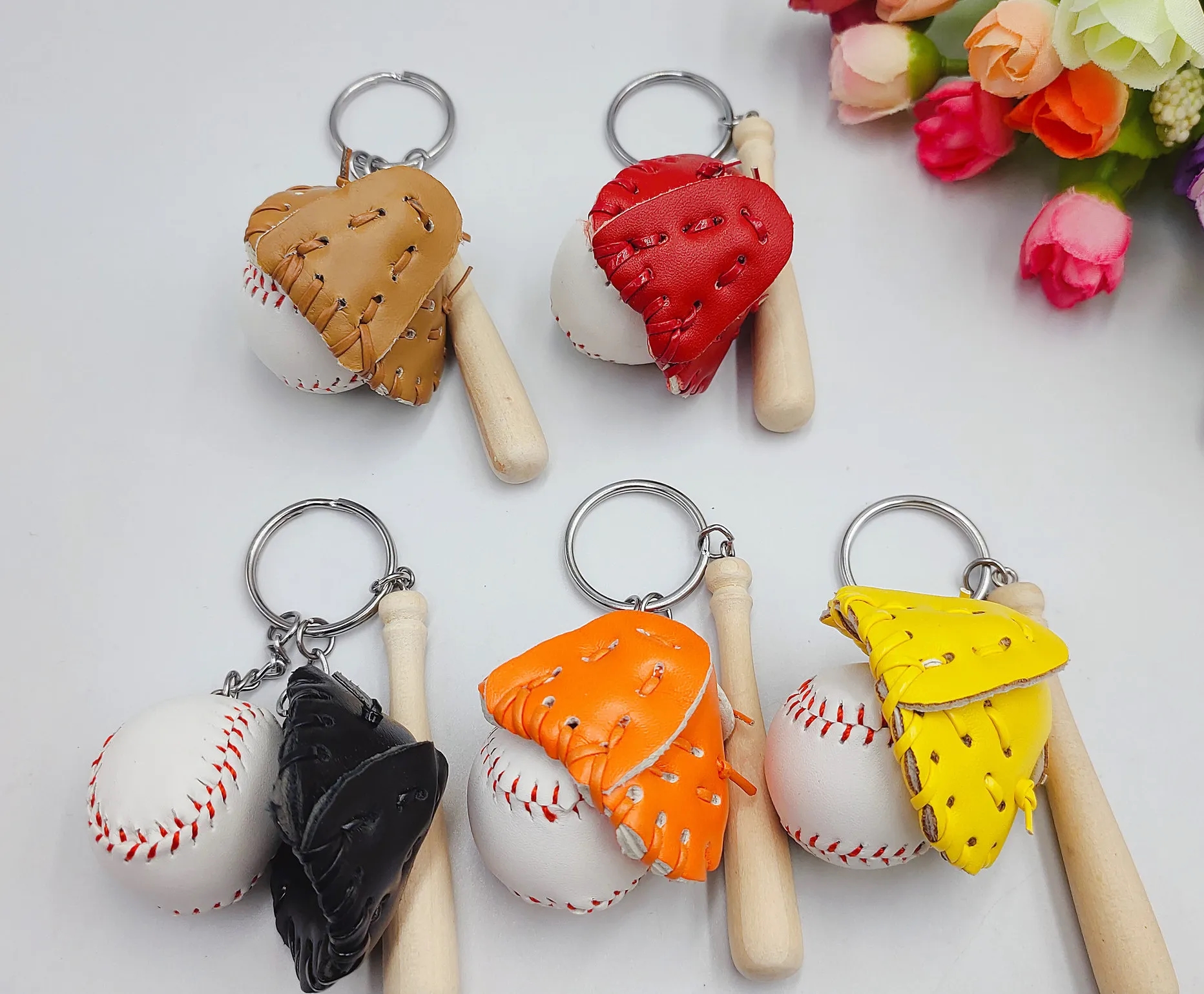 Mini Baseball Keychain 1