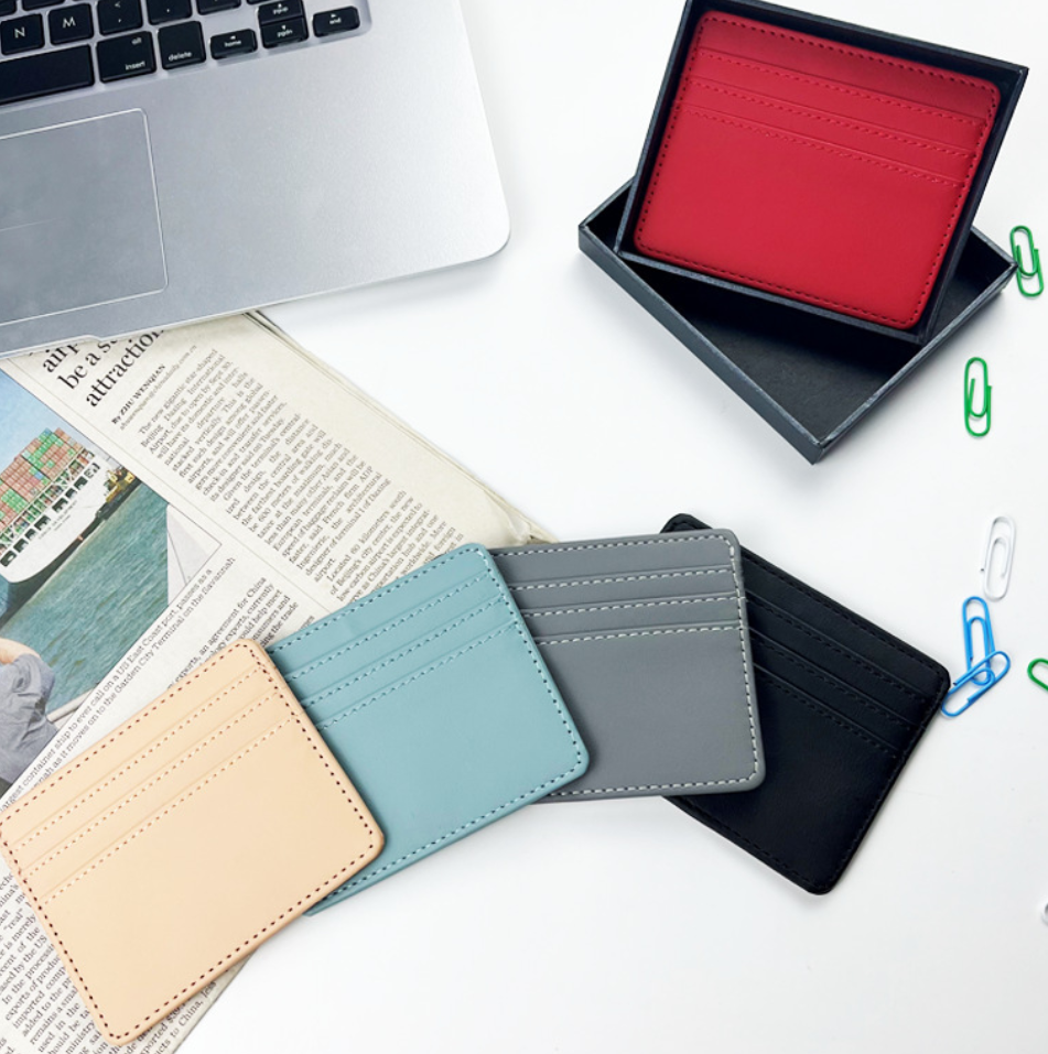 Multi-card Slot PU leather Card Holder 2