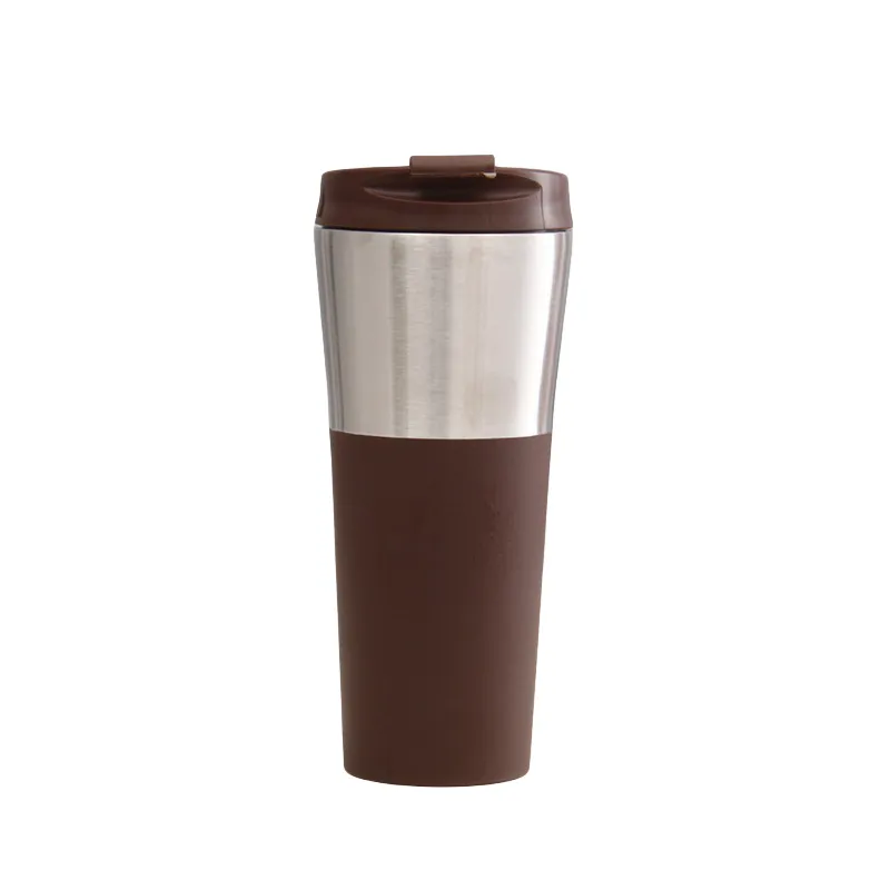Custom 17 oz Stainless Steel Travel Coffee Mug With Lid 2