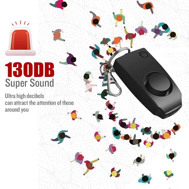 Square Alarm Key Chain 6