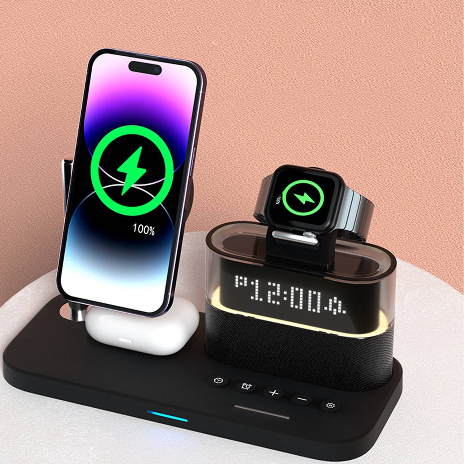 3 in 1 Magnetic Wireless Fast Charging Charger Stand 5