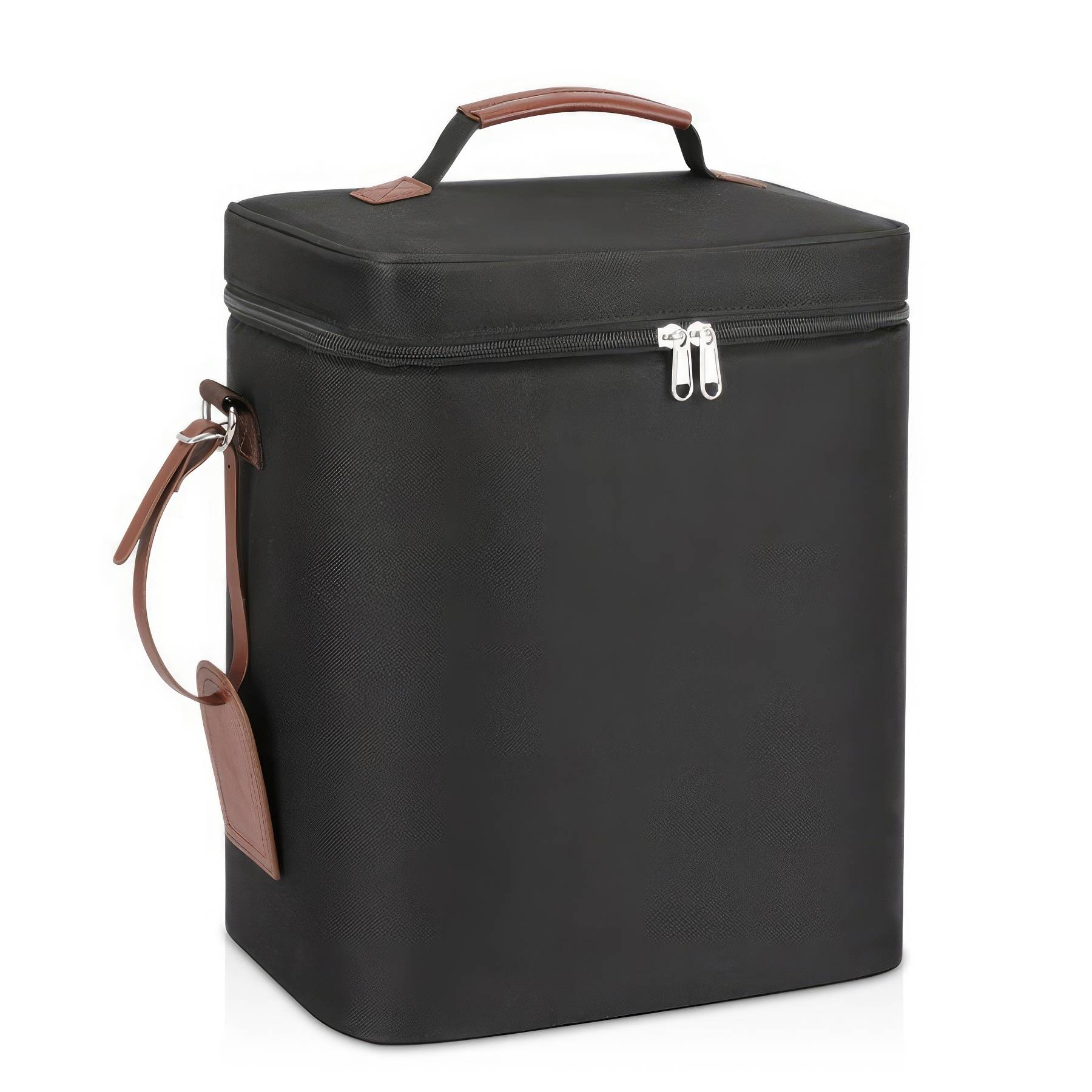 Custom Insulated 6 Bottle Wine Gift Tote Carrier 2