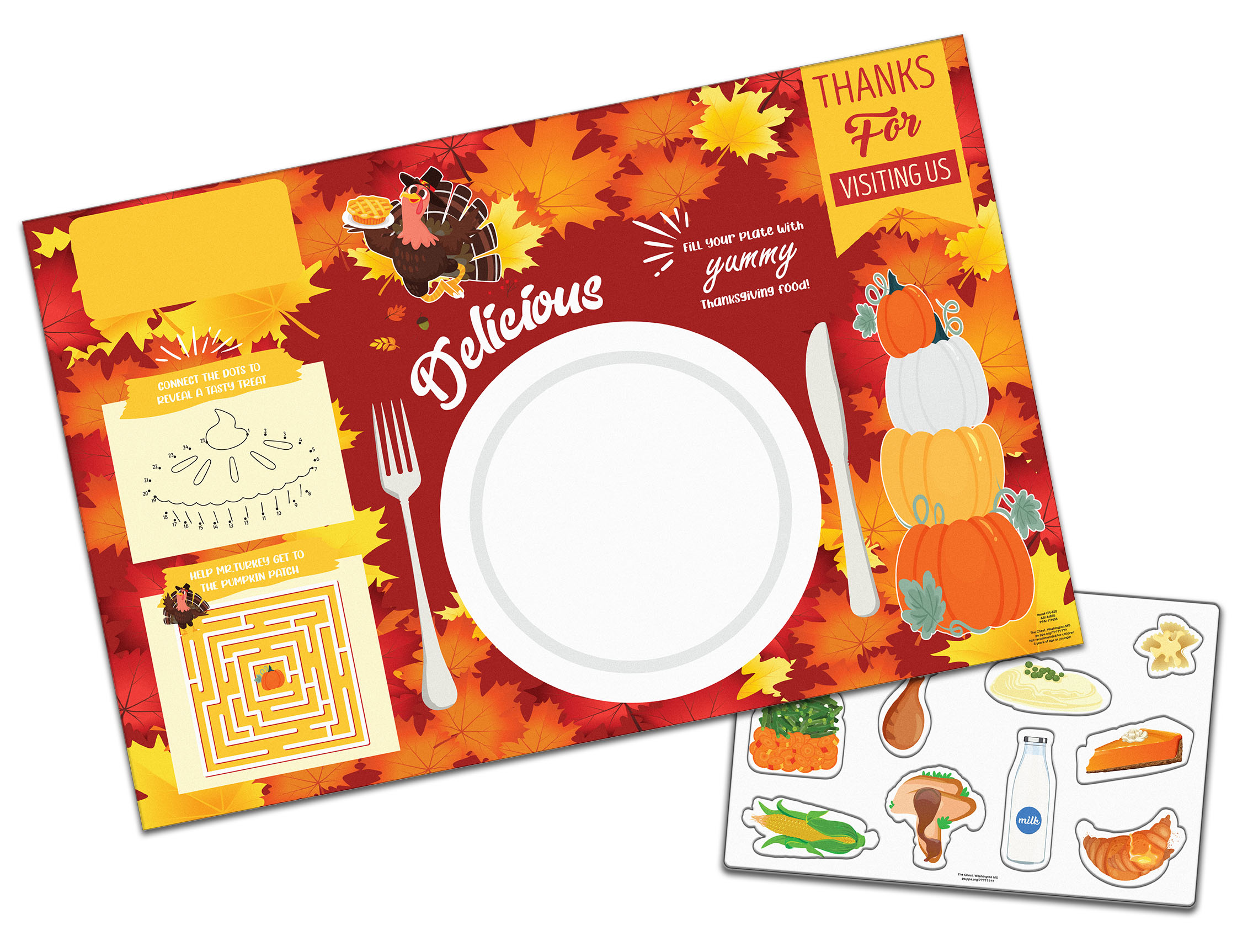 Placemat Set with Repo Sheet - Thanksgiving 1