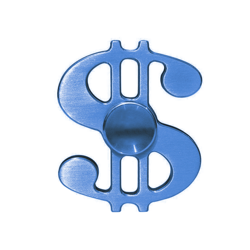 Premium Dollar Metal Fidget Spinner 1