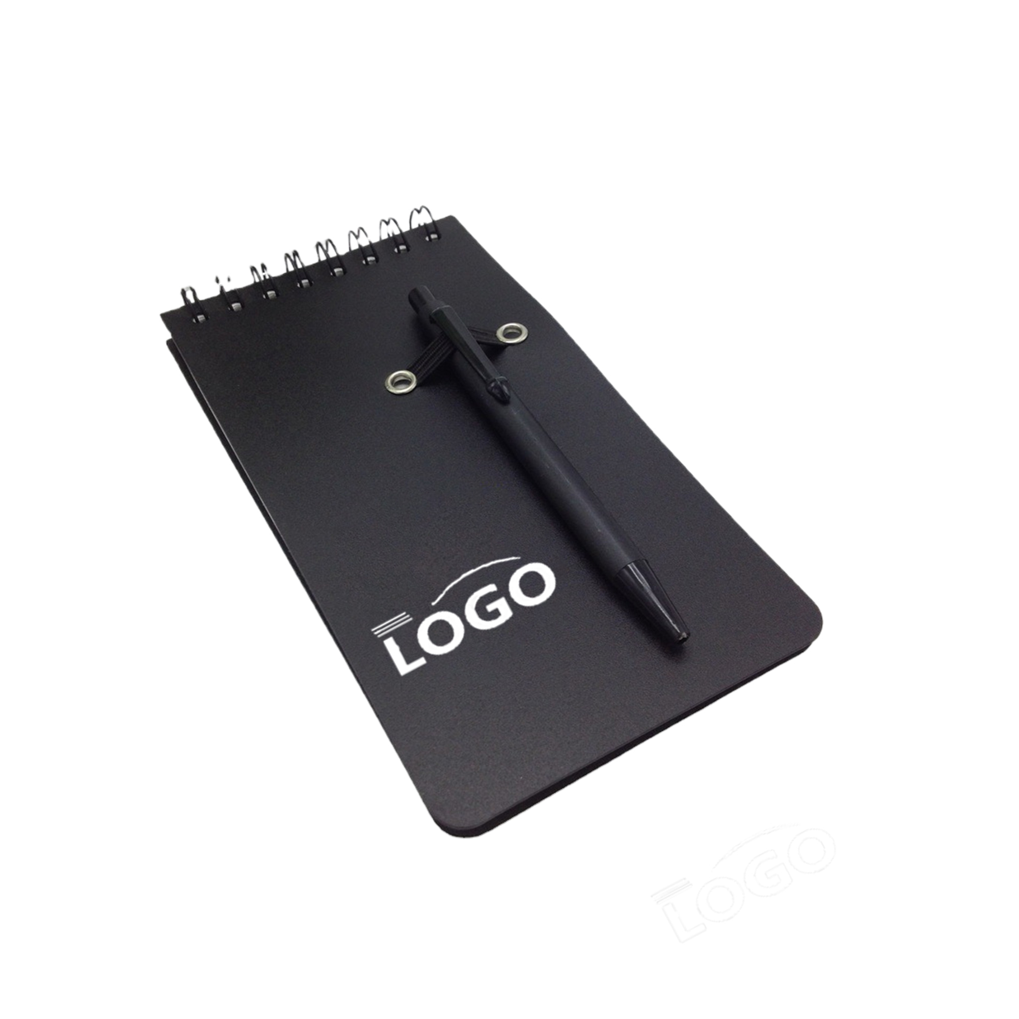 MOQ100 Mini Spiral Notebook With PP Cover 4