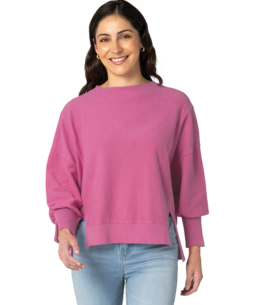 Women's Camden Spliced Crew Neck Sweatshirt 93