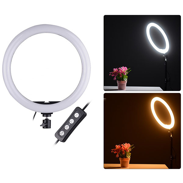 38cm height Desktop 26cm Ring Light for YouTube Video 5