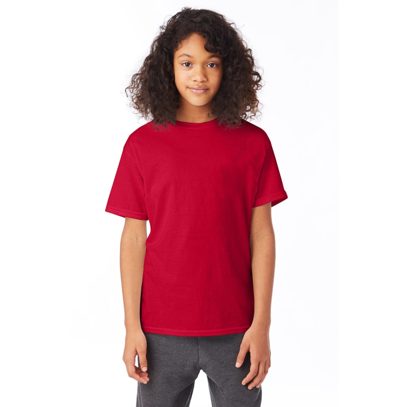 Hanes Youth 5.2 Oz., 50/50 ComfortBlend® EcoSmart® T-Shirt 146