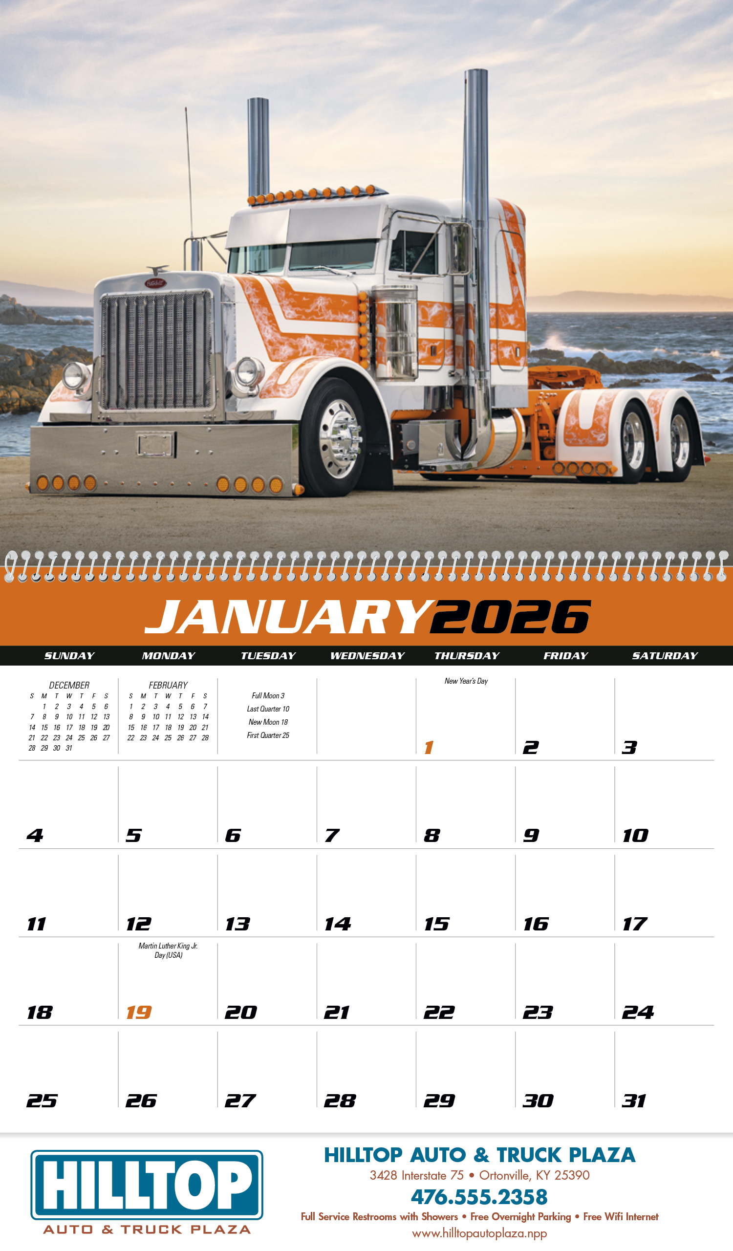 Triumph® Calendars Big Rigs Calendar 8