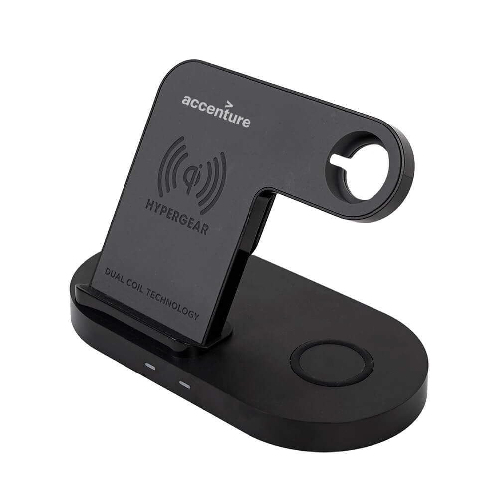 HyperGear 3-in-1 Wireless Charging Dock 8