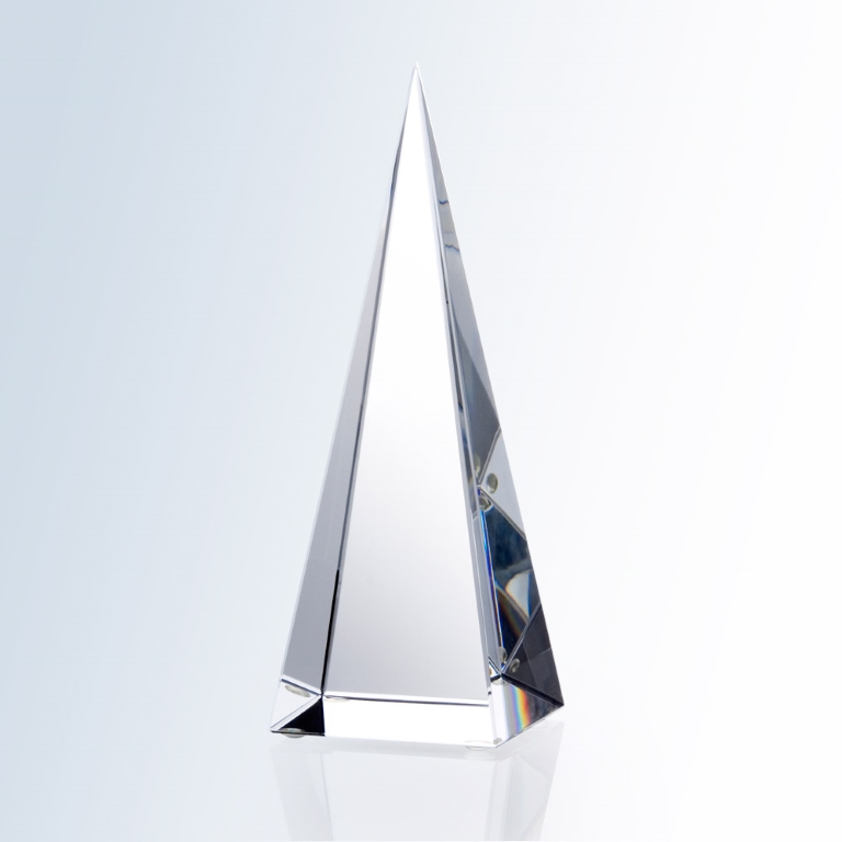 Pyramid Tower Crystal Award
