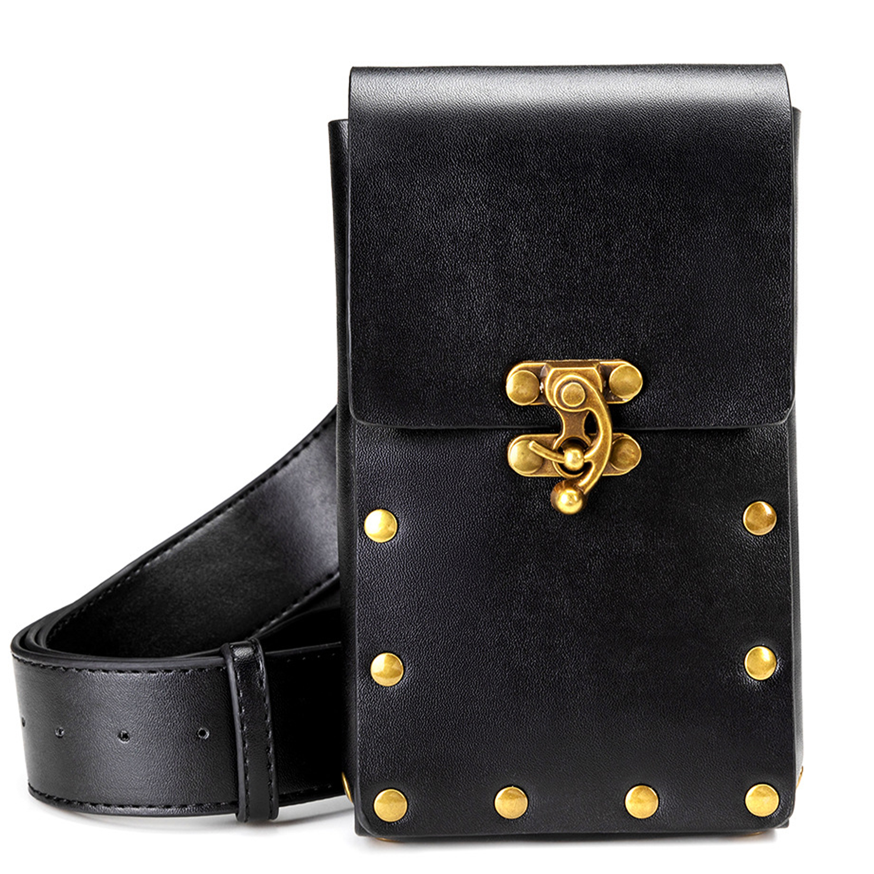 PU Vintage outdoor mobile phone sports fanny bag 2