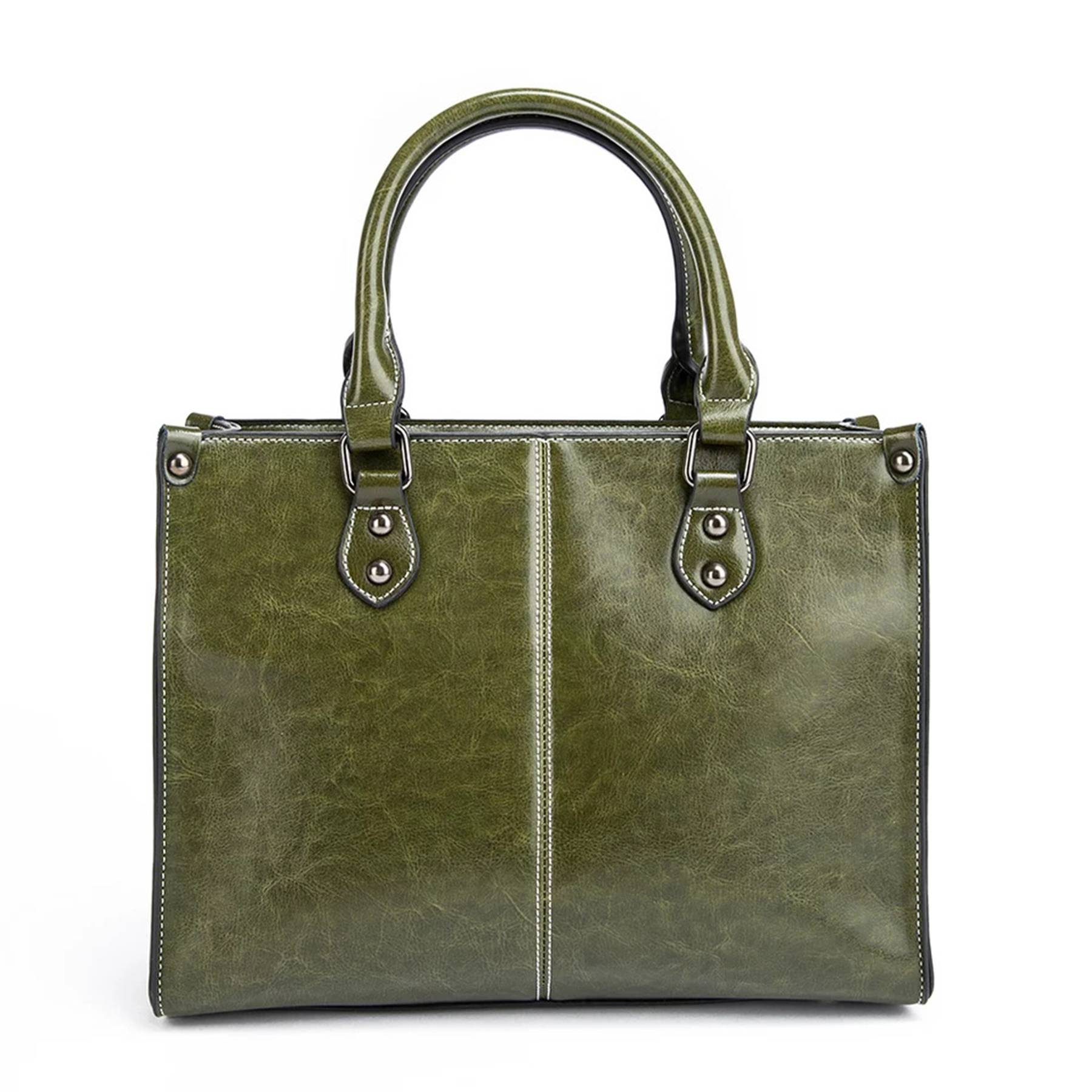 Vintage Vegan Leather Large Computer Laptop Messenger Bag 10