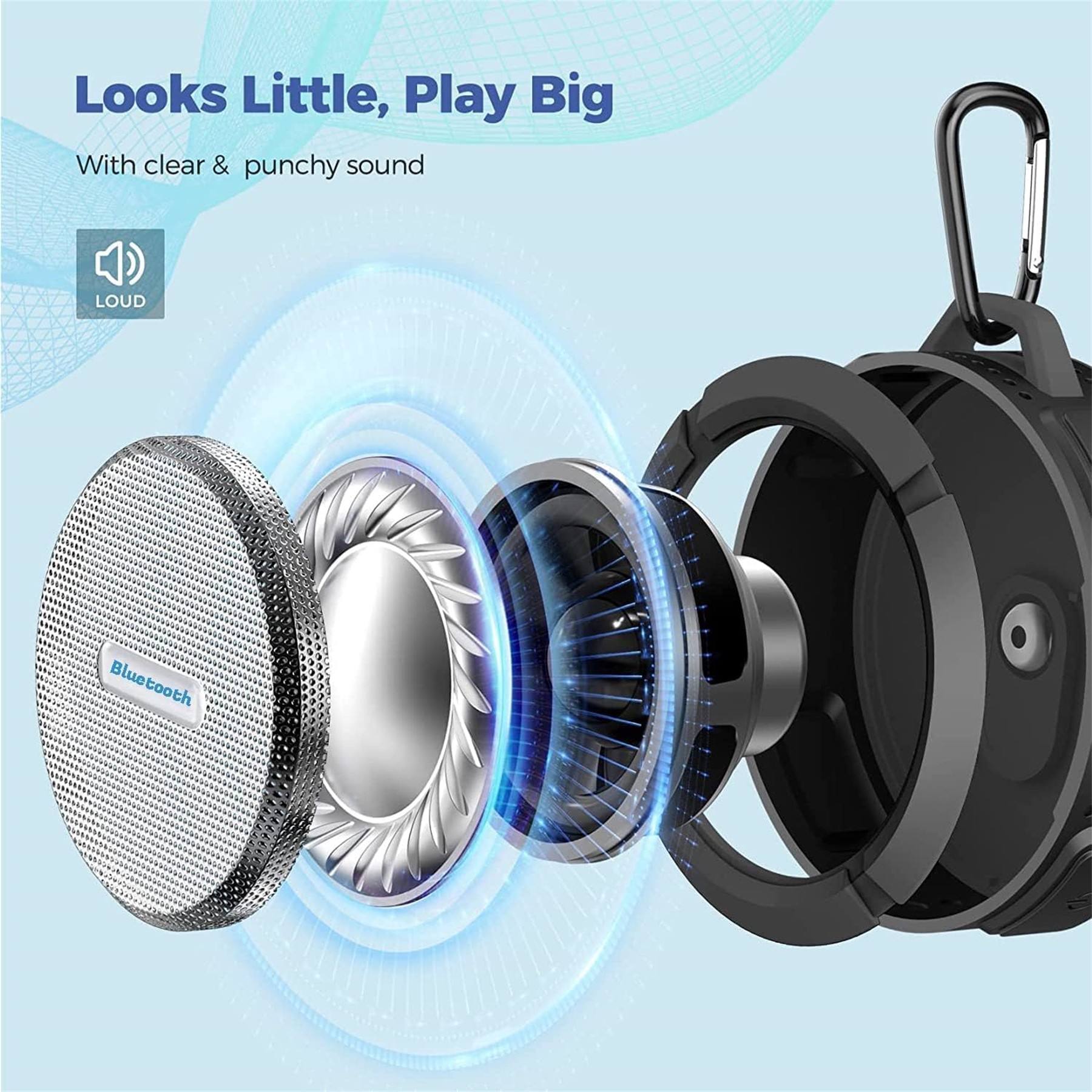 Portable Waterproof Bluetooth Speaker 7