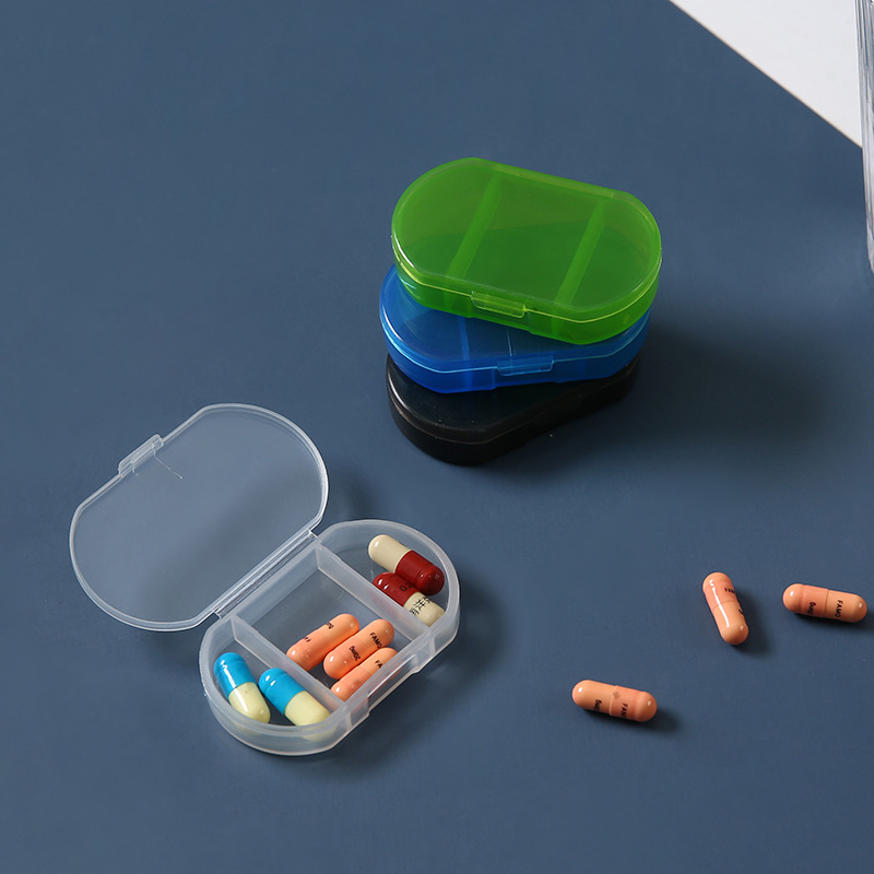 Mini Clear 3 Compartments Pill Box 5