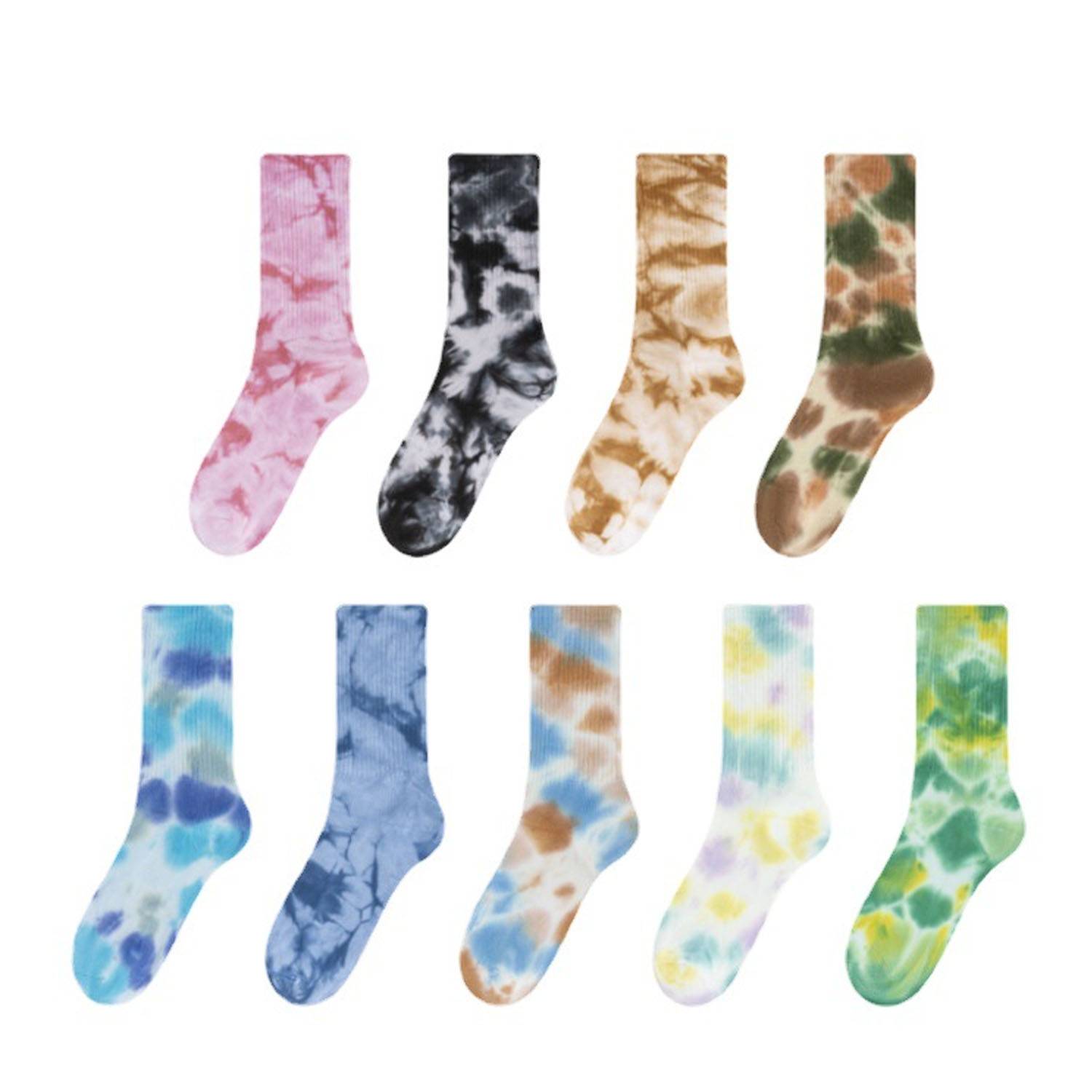 Fashion Tie-dyed Socks 8
