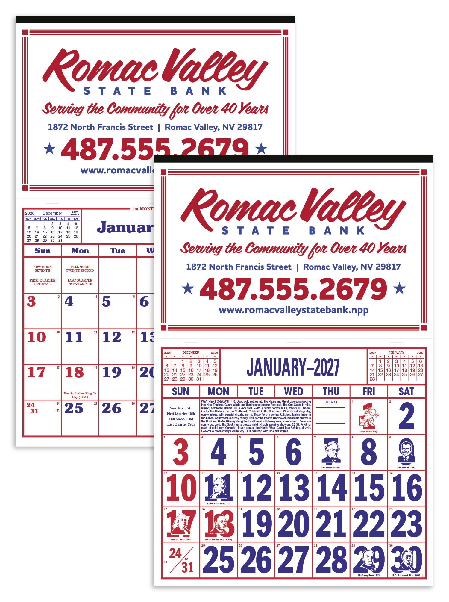 Skinner & Kennedy® Apron Style Calendar 19