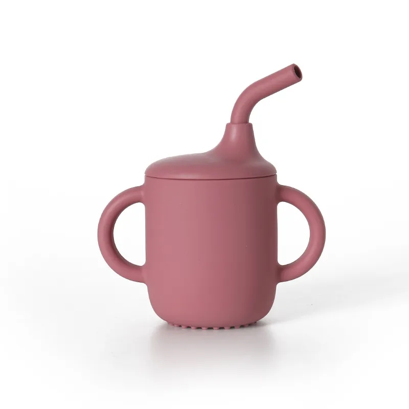 Silicone Baby Sippy Cup Food Grade 7